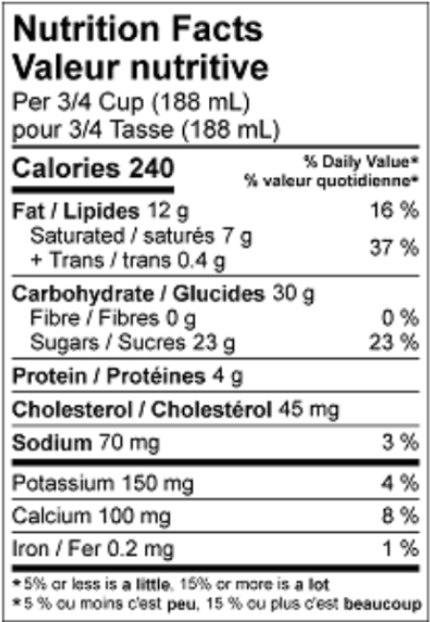 Nutrition Facts