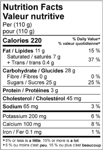Nutrition Facts